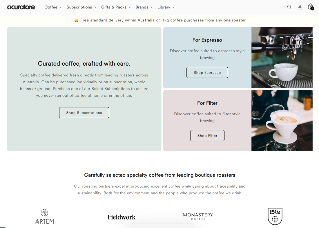 Just another e-retailer of specialty coffee? I think not