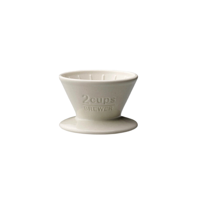 Kinto - Porcelain Brewer 2 Cup White