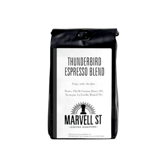 Marvel St Coffee Roasters Thunderbird Espresso Blend
